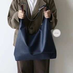 کیف زنانه بزرگ مدل آیلانا (سورمه ای)