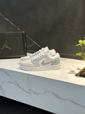 کتانی نایک ایر جردن1 بدون ساق پاریس آبی مستر کوالیتی Nike Air Jordan 1 Low Paris