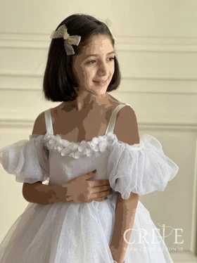 پیراهن شکوفه اکلیلی