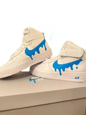 کفش ایرفورس ساق بلند کاستوم Solid Drip