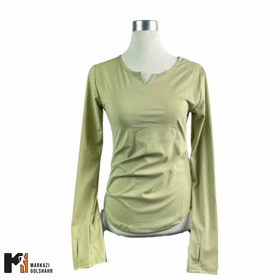 آستین بلند زنانه ورزشی یقه هفت کد 044