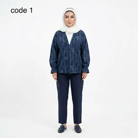 تونیک یقه سفید پری شانل مدل درسا علیدسا (کد 1)