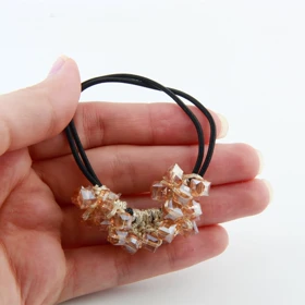 کش مو دخترانه مدل مربع (طلایی)