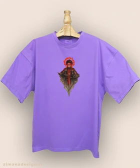 تیشرت لش مردانه و زنانه طرح شیطان کش شخصیت تانجیرو کد 939