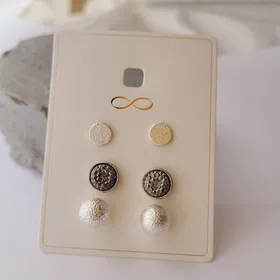 پک گوشواره سه تایی مروارید اسپرت