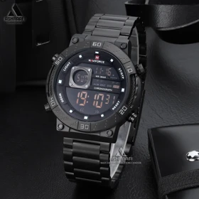 ساعت نیوی فورس مشکی Naviforce NF9241K