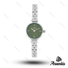 ساعت دنیل ولینگتون زنانه Petite Mini سیلور صفحه سبز w-10839