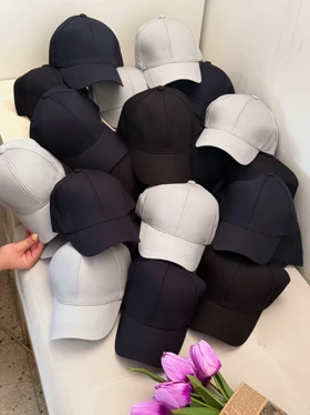 کلاه کپ ساده کتان