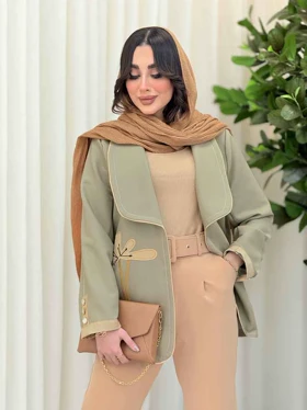 مانتو آستین سه دکمه گیتا