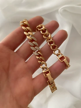 دستبند کارتیر نگین‌دار ژوپینگ