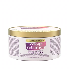 ماسک مو تثبیت‌کننده رنگ کاسه‌ای مناسب موهای رنگ‌شده او جی ایکس, OGX مدل Colour Retention حجم 300 میل