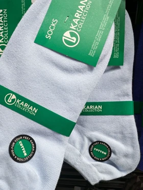 جوراب مچی ساده تک‌رنگ 1010 (آبی آسمانی)