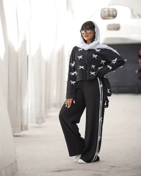 ست شومیز شلوار مدل پاپیونی