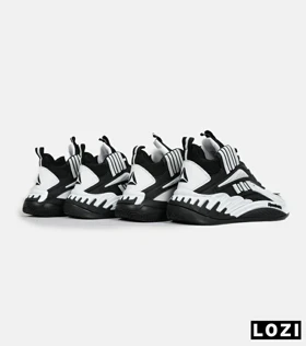 کفش کتانی ساق‌دار سفید مشکی Reebok Shaq Attaq