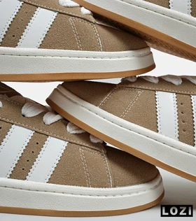 کفش کتانی مردانه و زنانه قهوه ای ADIDAS Campus
