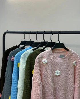 بلوز بافت گل‌دار 43