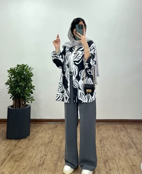 تونیک مانتویی پری برگ(ایراد دار)