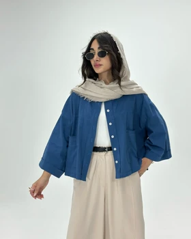 شومیز کتان پنبه