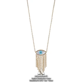 گردنبند چشم نظر Evil Eye Chain Fringe Necklace G