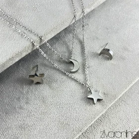 نیم ست دو لاین ماه و ستاره 10133