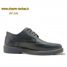 کفش رسمی اداری بندی چرم طبیعی مردانه کد 62