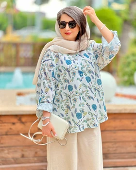 شومیز لینن ایتالیایی