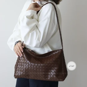 کیف زنانه بزرگ مدل کوبی (قهوه ای)