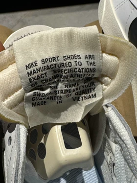 کتانی نایک بلیزر کوتاه بدون ساق جامبو سفید مشکی Nike Blazer Low 77 Jumbo "White Black Sail" sneakers