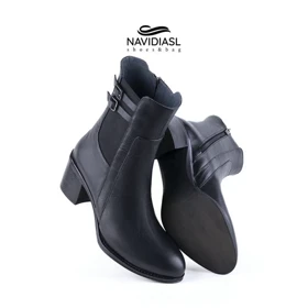 نیم بوت زنانه چرم کد 4040002