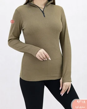 بلوزفینگری نیم زیپ 9318