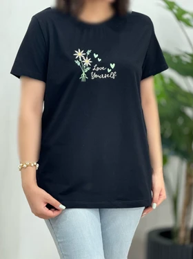 تیشرت زنانه گل بابونه