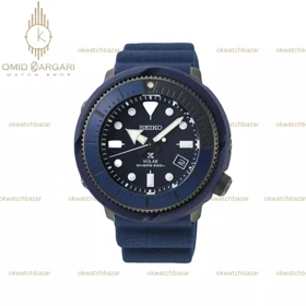 ساعت مچی سیکو سولار بند رابر آبی Seiko Solar