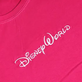 تیشرت پنبه سوپر با طرح گلدوزی Disney world