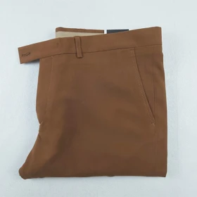 شلوار پارچه ای اسپرت قهوه ای مردانه