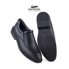 کفش مردانه چرم کلاسیک کد 7059021