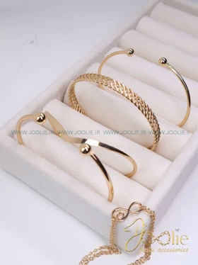مجوعه 4 عددی بنگل-دستبند زنانه کد B2196
