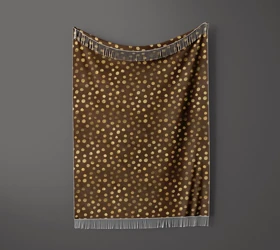 شال مبل ریش دار sofa shawl 340