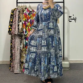 B667- پیراهن نخی