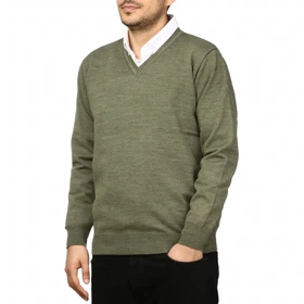 پلیور بافت یقه هفت مردانه ماراتن مدل 1769857