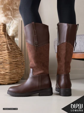بوت بلند ترکیبی لومانا - کد 2628