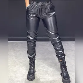 شلوار چرم اسلش