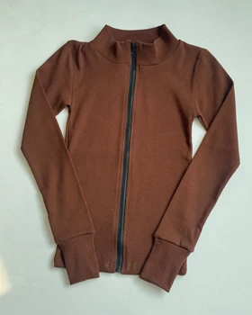 کراپ فینگر زیپی کد 1400175 (قهوه ای)