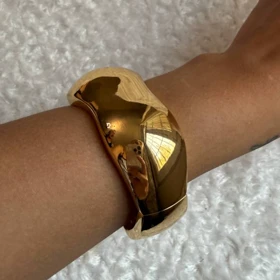 بننگل پهن طلایی آینه ای