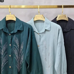 مانتو زنانه آیوا نگین‌دار