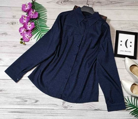 بلوز جلو دکمه مدل رزا کد 50205