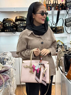 کیف دخترانه و زنانه هرمس بیرکین (صورتی)