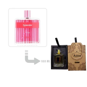 عطر ادکلن اسپلندور پینک-قرمز زنانه 100 میل اشدی Splendor Pink for Woman Ashdi 100ml
