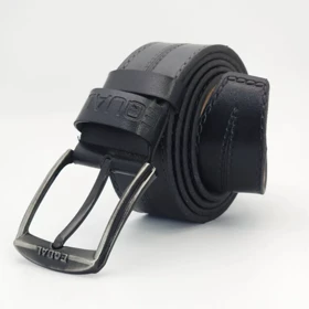 کمربند مردانه چرم مصنوعی (فوم درجه یک) (مشکی1)