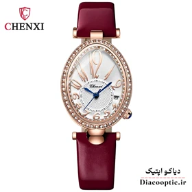 ساعت مچی زنانه چرم برند چنکسی مدل DO-CHENXI 326 (بنفش)
