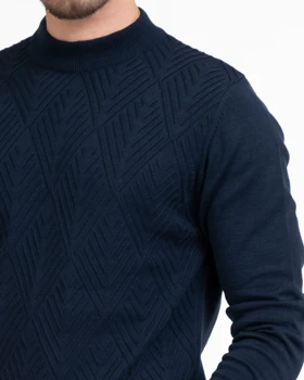 ام کی کالکشن بافت mk-6332-navy-blue